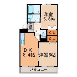 メゾングランディールの物件間取画像